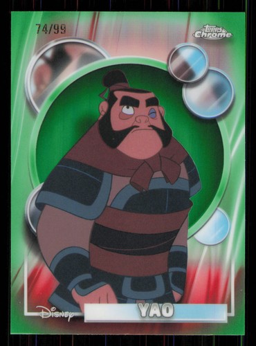 Yao topps cromo disney mulan - yao,