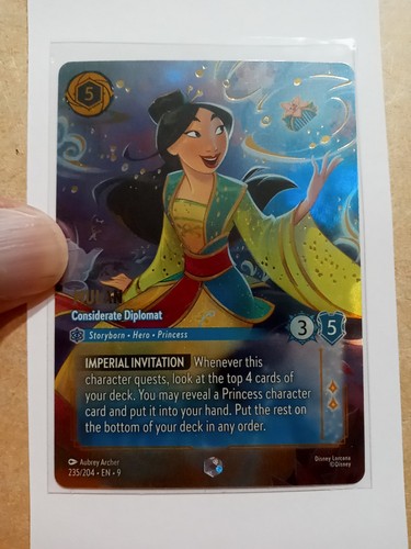 Mulan considerate diplomat - considerate,