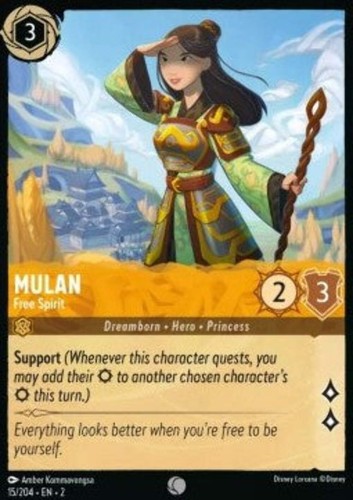 Mulan free spirit rise - free,