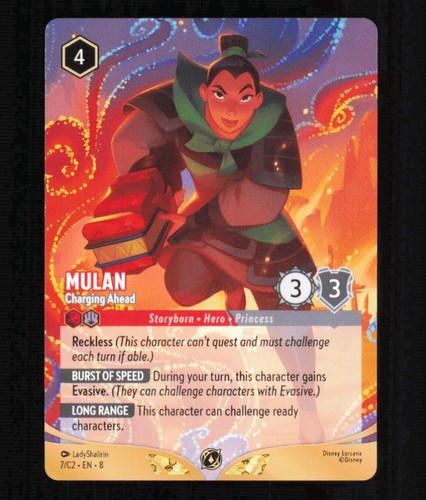 Disney lorcana mulan charging - disney,
