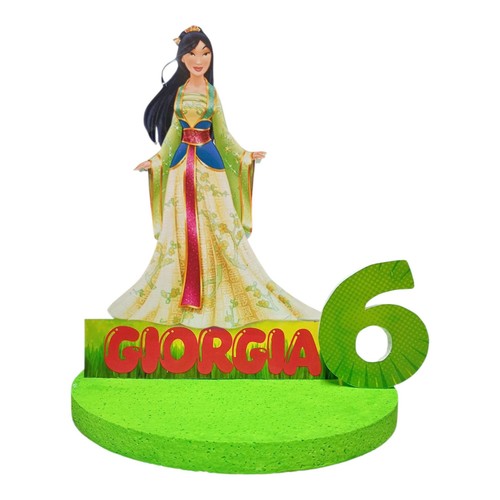 Centrotavola mulan disney - mulan,