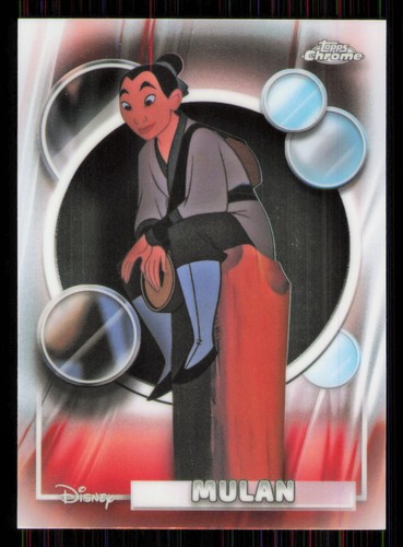 Mulan topps chrome disney - chrome,